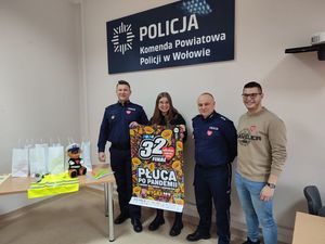 Wołowscy policjanci grają z WOŚP!