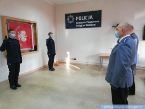 Dwóch nowych funkcjonariuszy w szeregach Komendy Powiatowej Policji w Wołowie